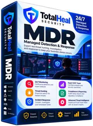 TotalHeal MDR box artwork (illustrative)