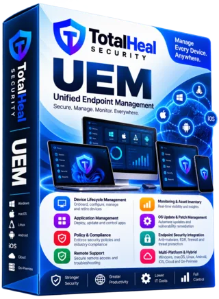 TotalHeal UEM box artwork (illustrative)