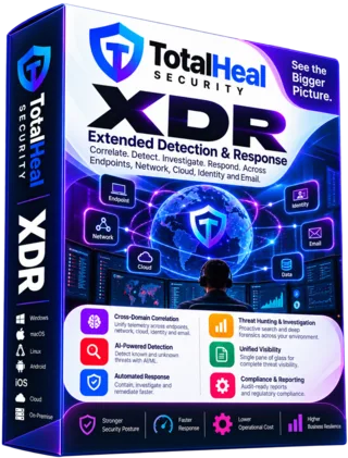 TotalHeal XDR box artwork (illustrative)